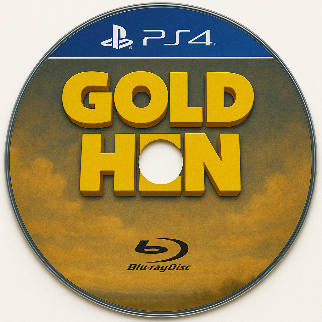 GoldHEN para PS4 Disco Blu-Ray (Compatible hasta v12.0)